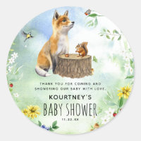 Baby Shower de animales del bosque de Woodland Wat