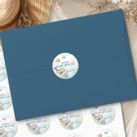 Baby Shower de ballenas oceánicas bajo el mar