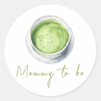 Baby Shower de Watercolor Matcha Latte - Mamá en c