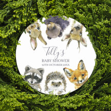 Baby Shower de Woodland Animals
