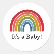 Baby Shower neutral de género arcoiris