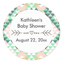 Baby Shower tribal revela favor