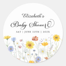 Baby Shower Wildflowers