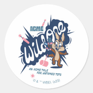 Pegatina Redonda Baby WILE E. COYOTE™ - Wild One