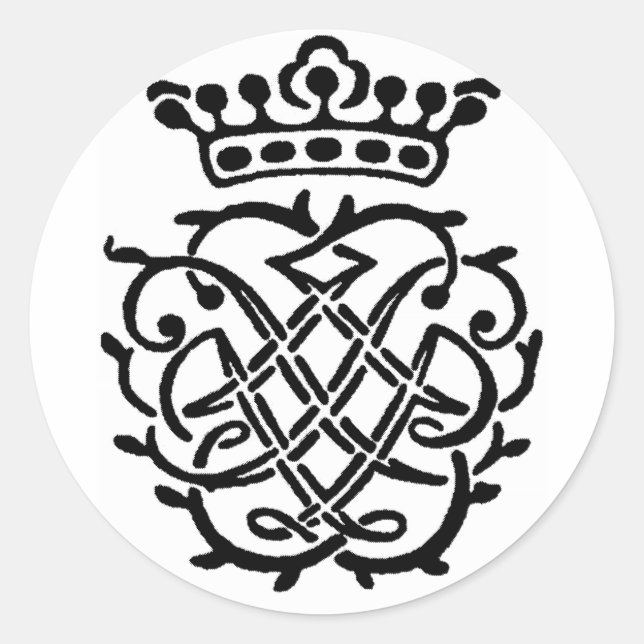 Pegatina Redonda Bach Insignia (Anverso)