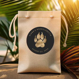 Pegatina Redonda Bachelorette Black Gold ID1148