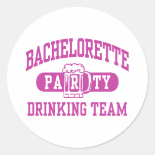 Pegatina Redonda Bachelorette Party