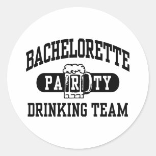 Pegatina Redonda Bachelorette Party