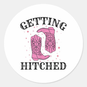 Pegatina Redonda Bachillerato Boda Bachelorette P