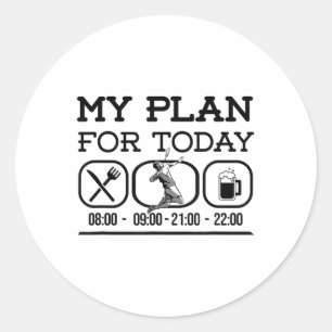 Pegatina Redonda Badminton Shuttles Badminton Racket Garden Game Ba