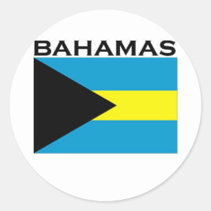Pegatina Redonda Bahamas