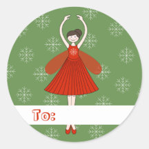 Bailarina Hada Navidad Copos de Nieve illusima