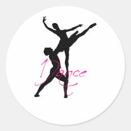Pegatina Redonda baile_3