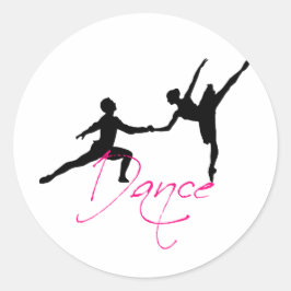 Pegatina Redonda baile_4
