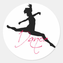 Pegatina Redonda baile_6