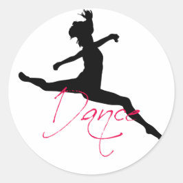 Pegatina Redonda baile_6