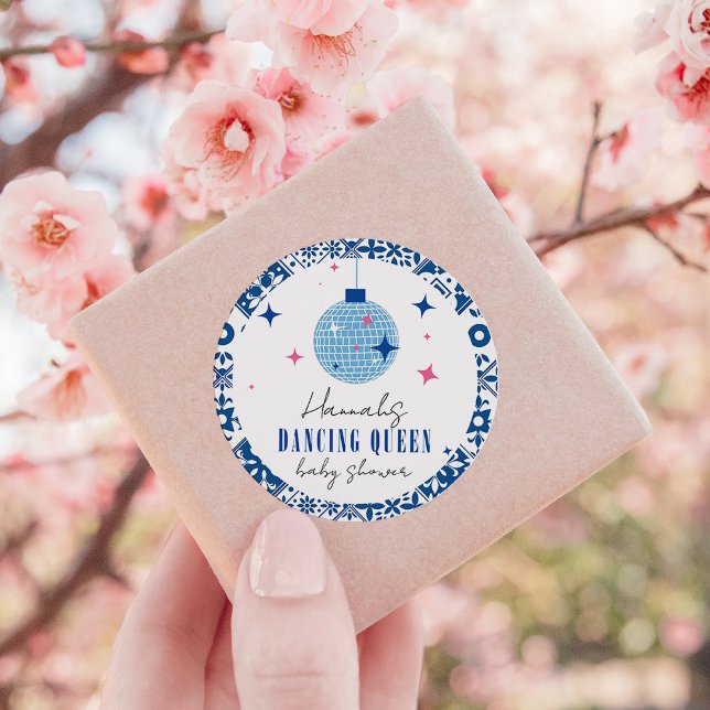 Pegatina Redonda Baile Queen Grey Musical disco ducha bebé (Subido por el creador)