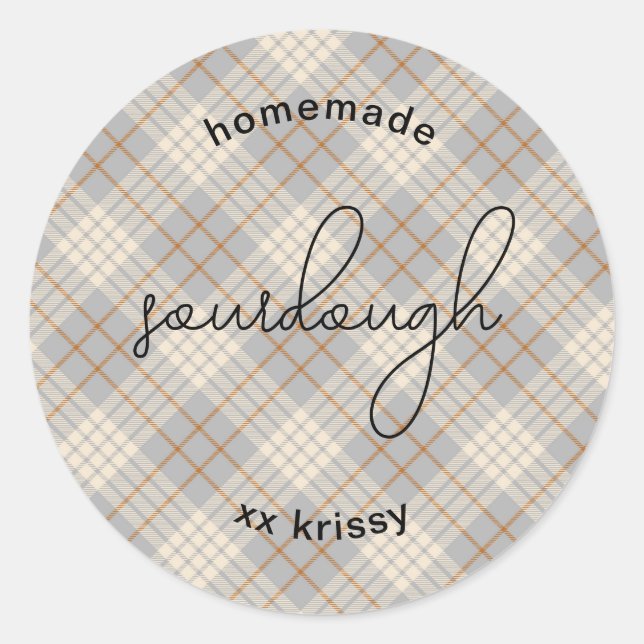 Pegatina Redonda Bakery Gift Stickers (Anverso)