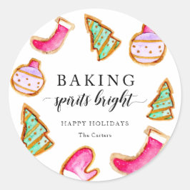Pegatina Redonda Baking Spirit Bright Baking Fiesta Simple