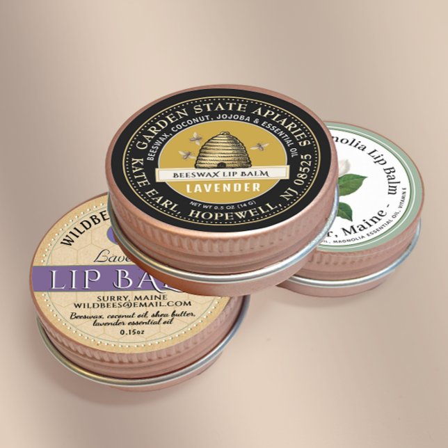 Pegatina Redonda Balcón de la leva de cera de abeja con estepa y ab (Subido por el creador)