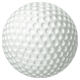 Pegatina Redonda Ball de golf
