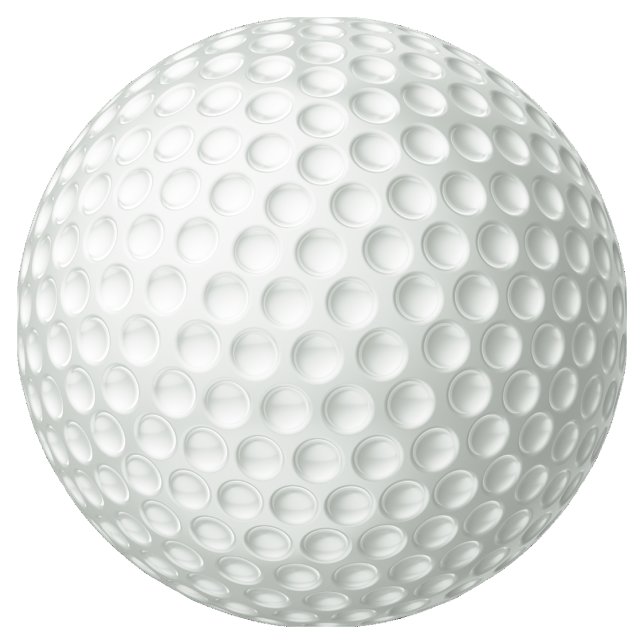 Pegatina Redonda Ball de golf (Subido por el creador)