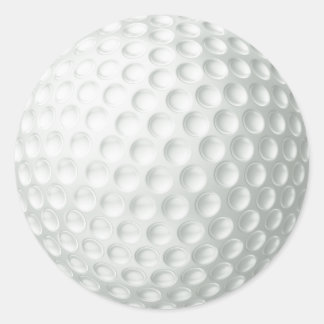 Pegatina Redonda Ball de golf
