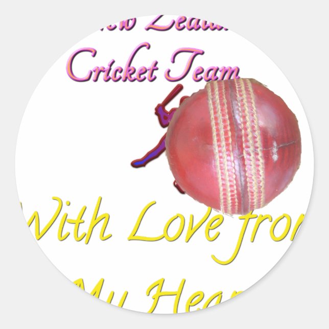 Pegatina Redonda Ball NEWZEALAND (Anverso)