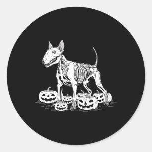 Pegatina Redonda Balneario Terrier Cumpleaños Halloween Mens Mujere