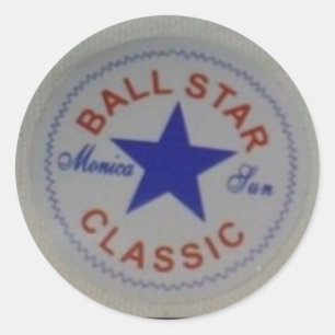 Pegatina Redonda Baloncesto