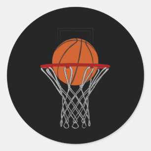 Pegatina Redonda Baloncesto de amor 4