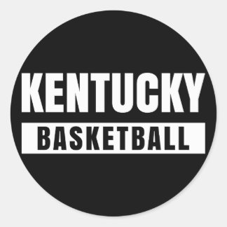 Pegatina Redonda Baloncesto de Kentucky