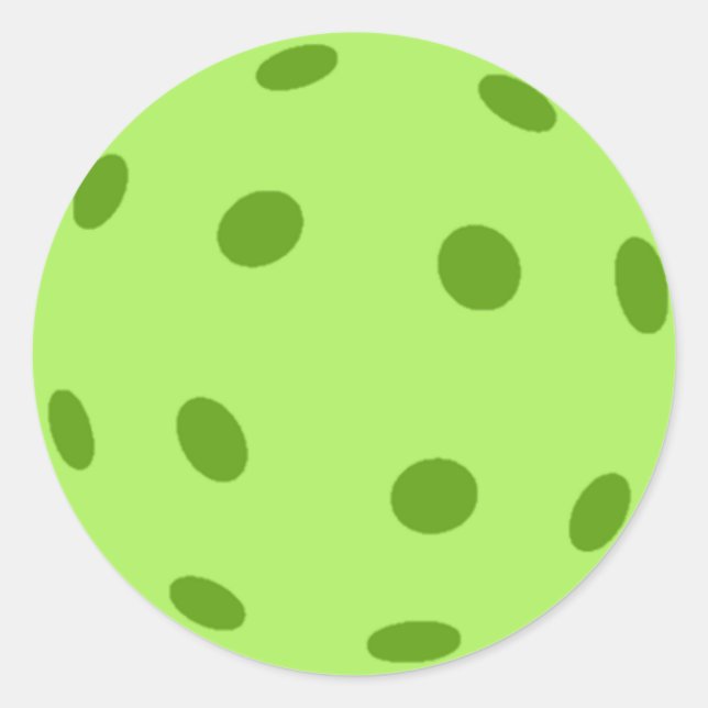 Pegatina Redonda Baloncesto verde (Anverso)