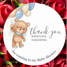 Balones De Oso De Teddy Cumpleaños Gracias Blue Bo