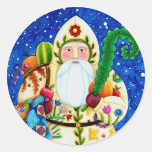 PEGATINA REDONDA BALTIMORE PRIMITIVO DE NAVIDAD DE PADRE CALIENTE