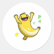 Banana de baile feliz