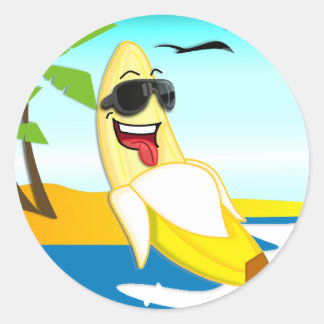 Pegatina Redonda Bananas Club - Mercancías oficiales