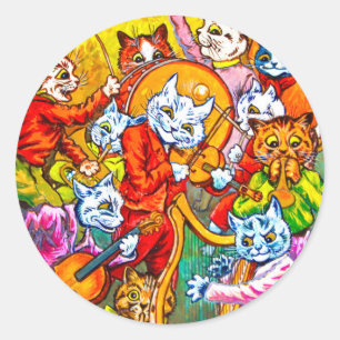 Pegatina Redonda Banda musical de Cat