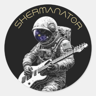 PEGATINA REDONDA BANDA SHERMANATOR