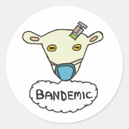 Pegatina Redonda Bandemia