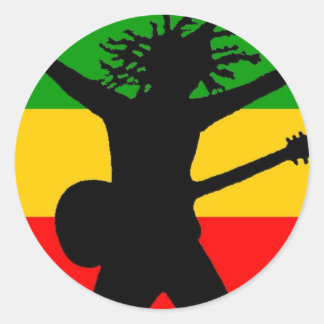 Pegatina Redonda Bandera