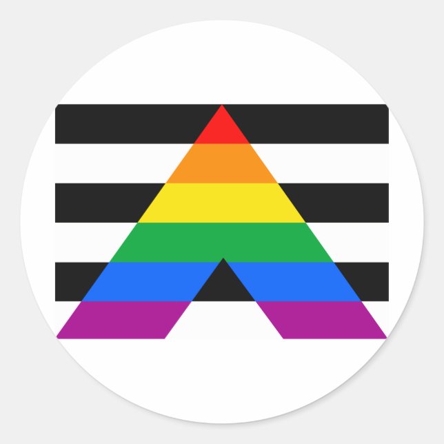 PEGATINA REDONDA BANDERA DE ALIANZA OFICIAL (Anverso)