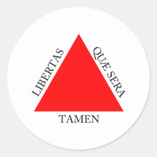 Pegatina Redonda Bandera de alta calidad del Minas Gerais del