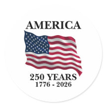 Bandera de América 250 Años