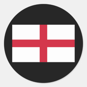 Pegatina Redonda Bandera de Inglaterra