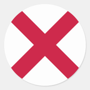 Pegatina Redonda Bandera de Irlanda del Norte