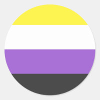 Bandera de Orgullo No Binario/Enby