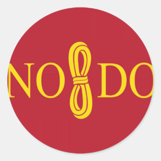 Pegatina Redonda Bandera de Sevilla (España)