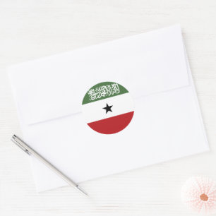 Pegatina Redonda bandera de Somalilandia