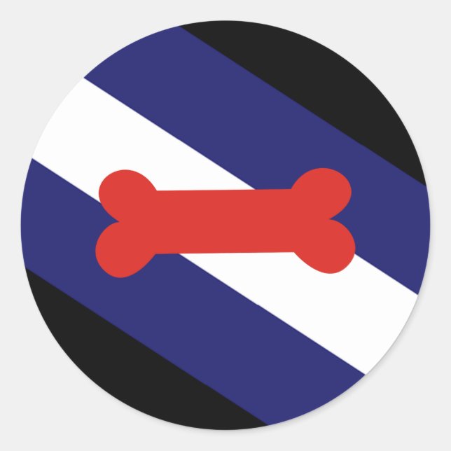 Pegatina Redonda Bandera del Orgullo de la Obra Jugadora (Anverso)